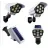 Вуличний ліхтар на сонячній батареї з датчиком руху та пультом SOLAR MONITORING LAMP CL-877A у вигляді камери