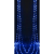 Гирлянда водопад (Curtain-Lights) Itrains-480-B внутренняя, пер.:прозрачный, 3*3м (Синий)