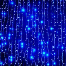 Гирлянда Водопад 3*2, 280 ламп (провод силикон прозрачный)