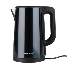 Электрочайник из нержавейки на 2,5 л 1500 Вт Sokany SK-SH-1088 Черный