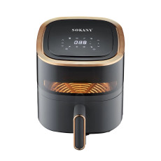 Воздушная аэрофритюрница Sokany SK-10014 1200 Вт 4.8л сенсорная безмасляная фритюрница