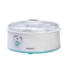 Йогуртница электрическая Sokany Yogurt Maker с баночками и таймером.