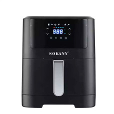 Аэрогриль 8 литров Sokany аэрофритюрница электрическая 2000 Вт безмасляная фритюрница настольная
