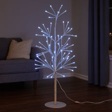 Светодиодное декоративное дерево 60 см, 80 LED, БЕЛЫЙ 