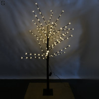 LED-дерево САКУРА декоративне 1.5 м, 144 LED, жовте світло, RGB, 8 режимів