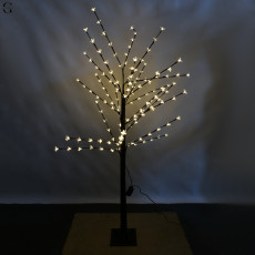LED-дерево САКУРА декоративне 1.5 м, 144 LED, жовте світло, RGB, 8 режимів