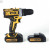 Шуруповерт аккумуляторный DeWalt 24V  в кейсе, 2 аккумулятора 5.0Ah