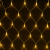 Светодиодная гирлянда-сетка 2×2 м (160 LED, теплый белый свет, белая проволока)