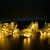 Светодиодная гирлянда-сетка 2×2 м (160 LED, теплый белый свет, белая проволока)