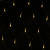Светодиодная гирлянда-сетка 2×2 м (160 LED, теплый белый свет, белая проволока)