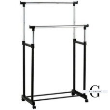 Напольная вешалка стойка Double Pole Clothers Horse (30 кг) двойная
