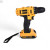 Шуруповерт аккумуляторный DeWalt 21V с набором инструментов в кейсе, 2 аккумулятора 2.0Ah