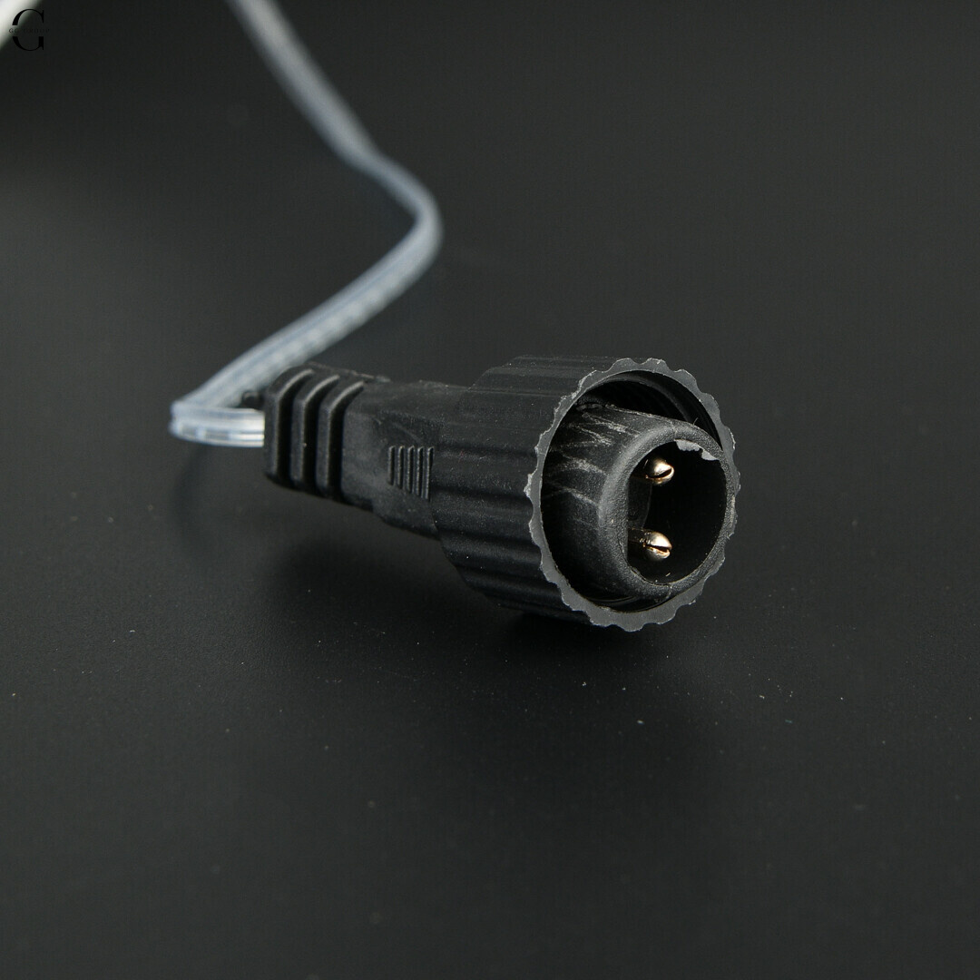 Гирлянда РОСА Мишура 100м 2000 LED на медной проволоке с пультом IP44/IP65 уличная