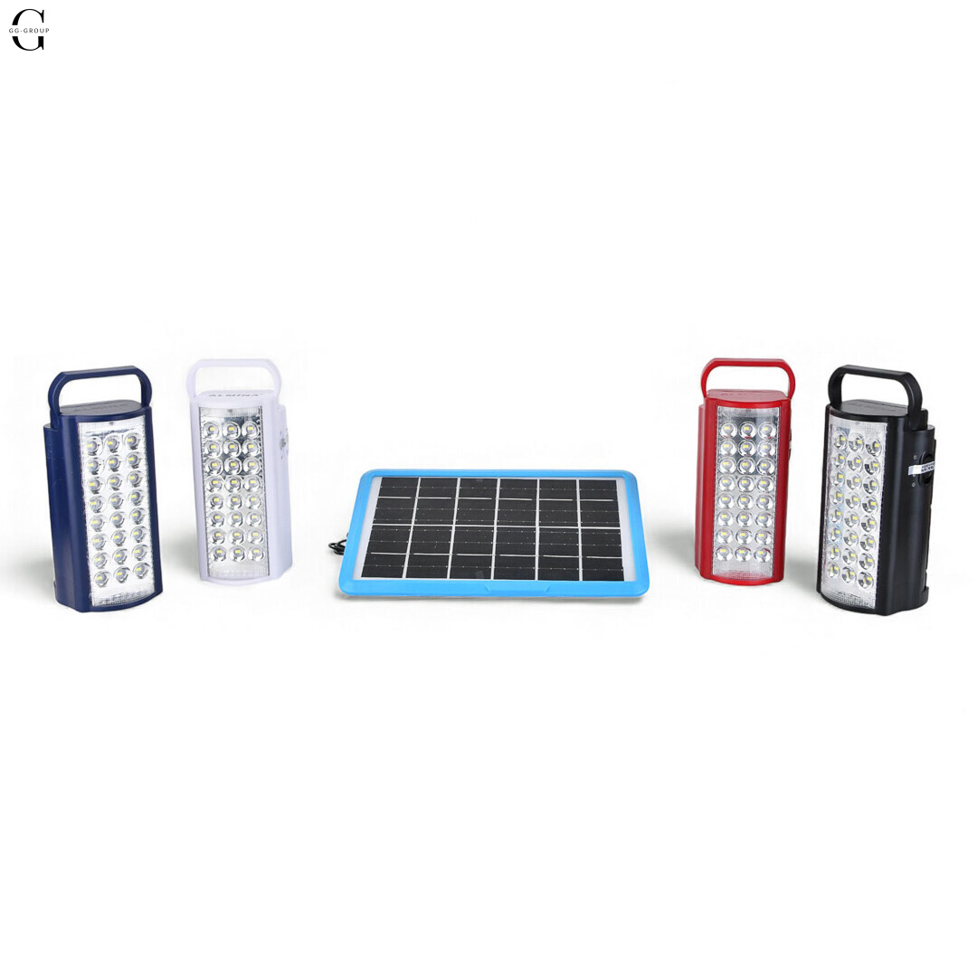 Автономный LED-фонарь Almina с солнечной панелью 8Вт, PowerBank, аккумулятор 6V 4Ah