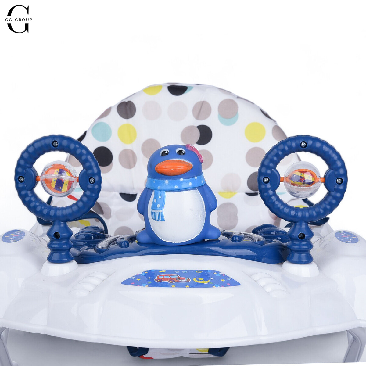 Дитячі ходунки Bambi M3168 Penguin Біло-Синій