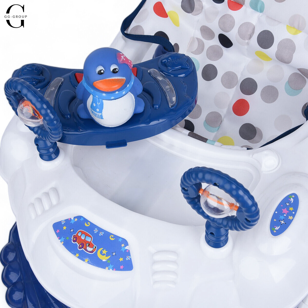 Дитячі ходунки Bambi M3168 Penguin Біло-Синій