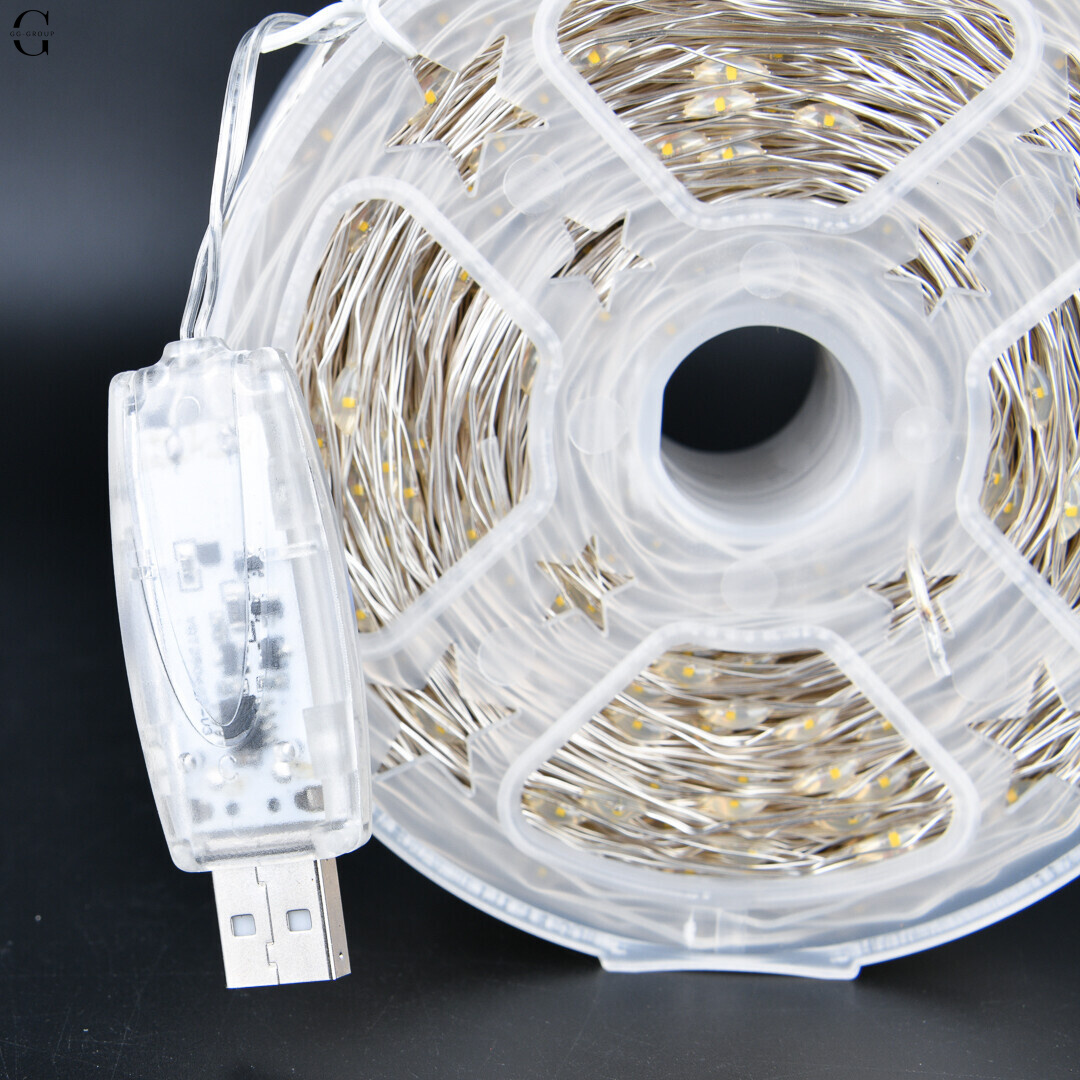 Гірлянда «РОСА 200 метрів тепла» USB-2000 LED, Світло, MiniLED / High-Brightness
