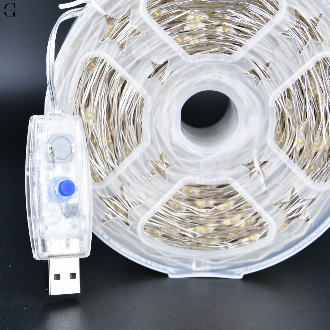 Гірлянда «РОСА 200 метрів тепла» USB-2000 LED, Світло, MiniLED / High-Brightness