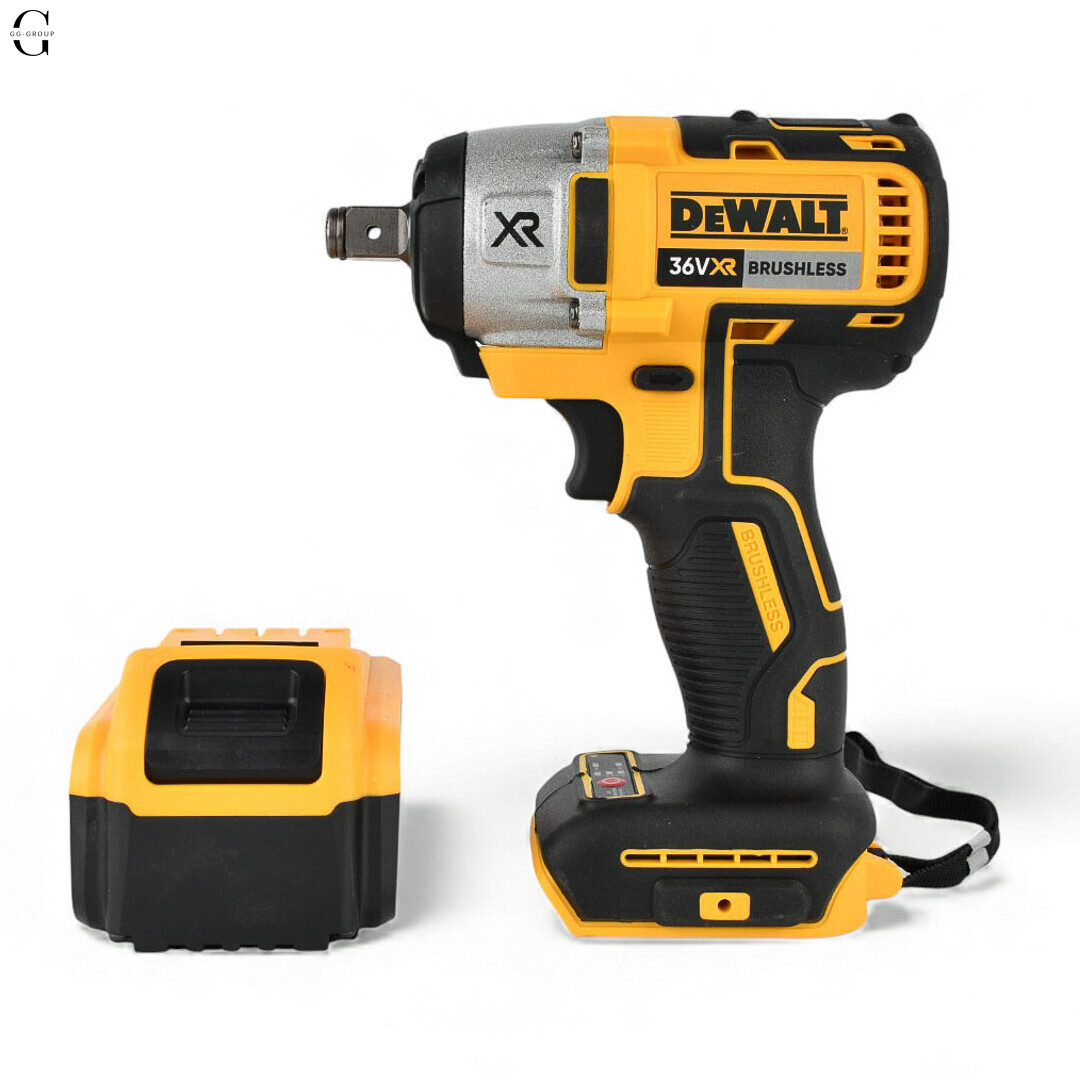 DeWALT гайковерт аккумуляторный 36V бесщеточный с кейсом, 2×5Ah аккумуляторами