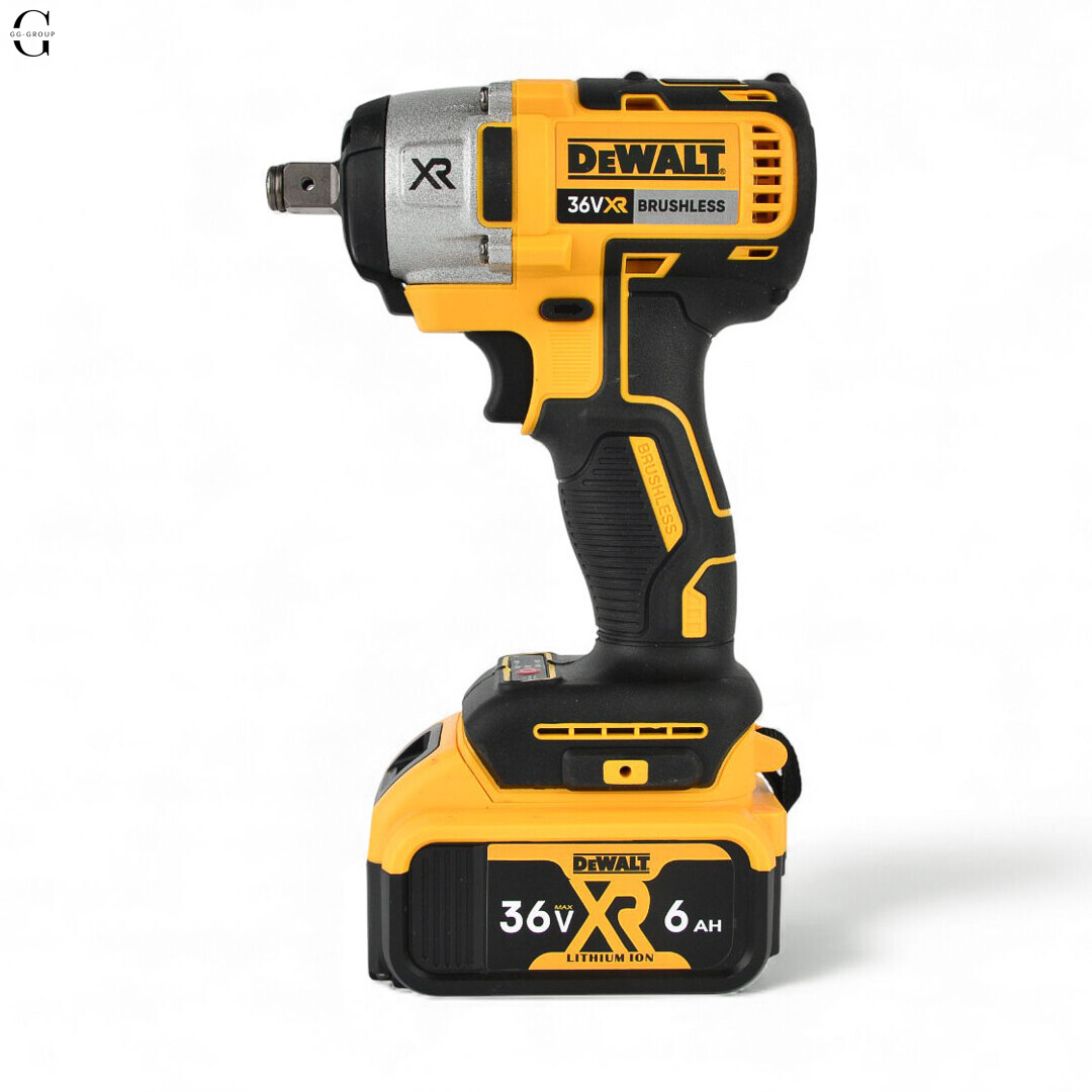 DeWALT гайковерт аккумуляторный 36V бесщеточный с кейсом, 2×5Ah аккумуляторами