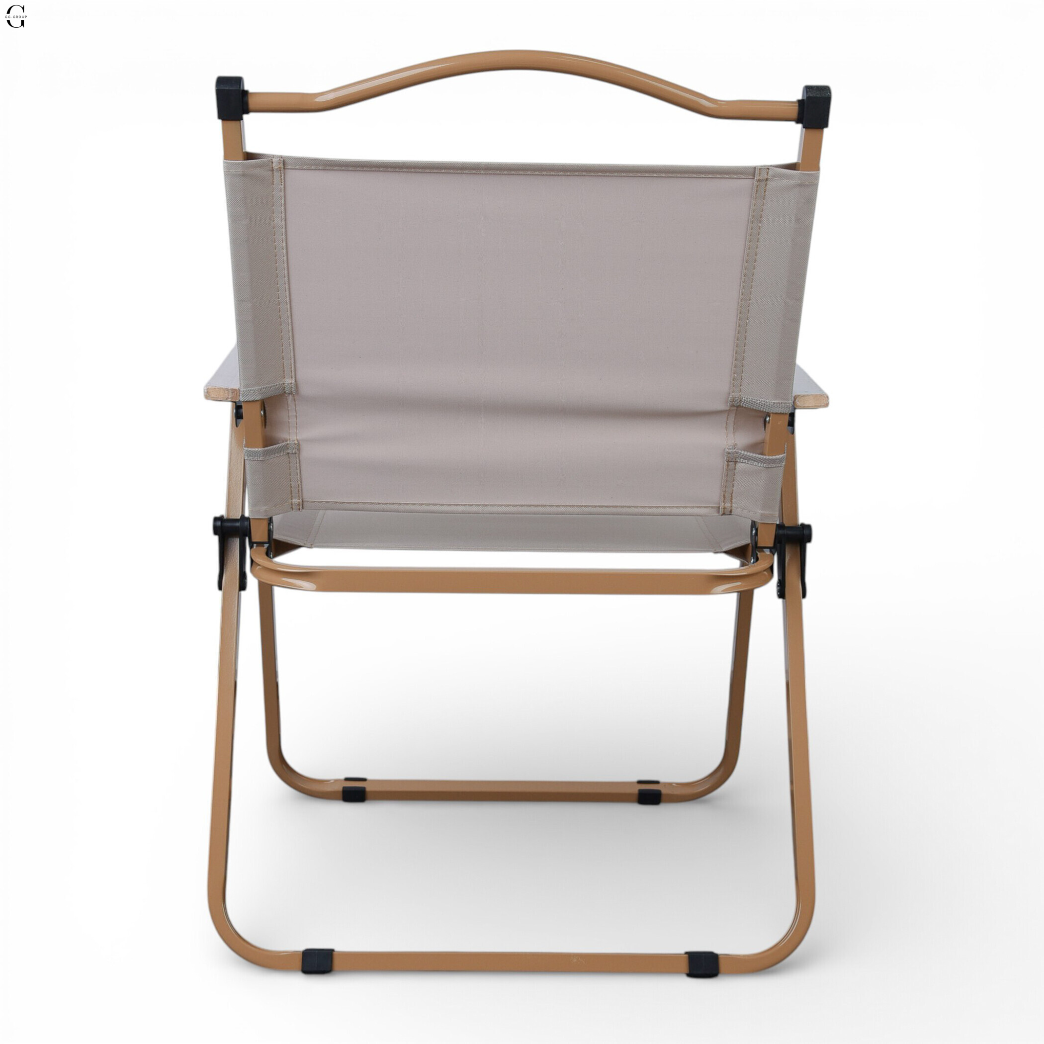 Складное туристическое кресло 600D Oxford, стальная рама, до 120 кг, 55×46 см