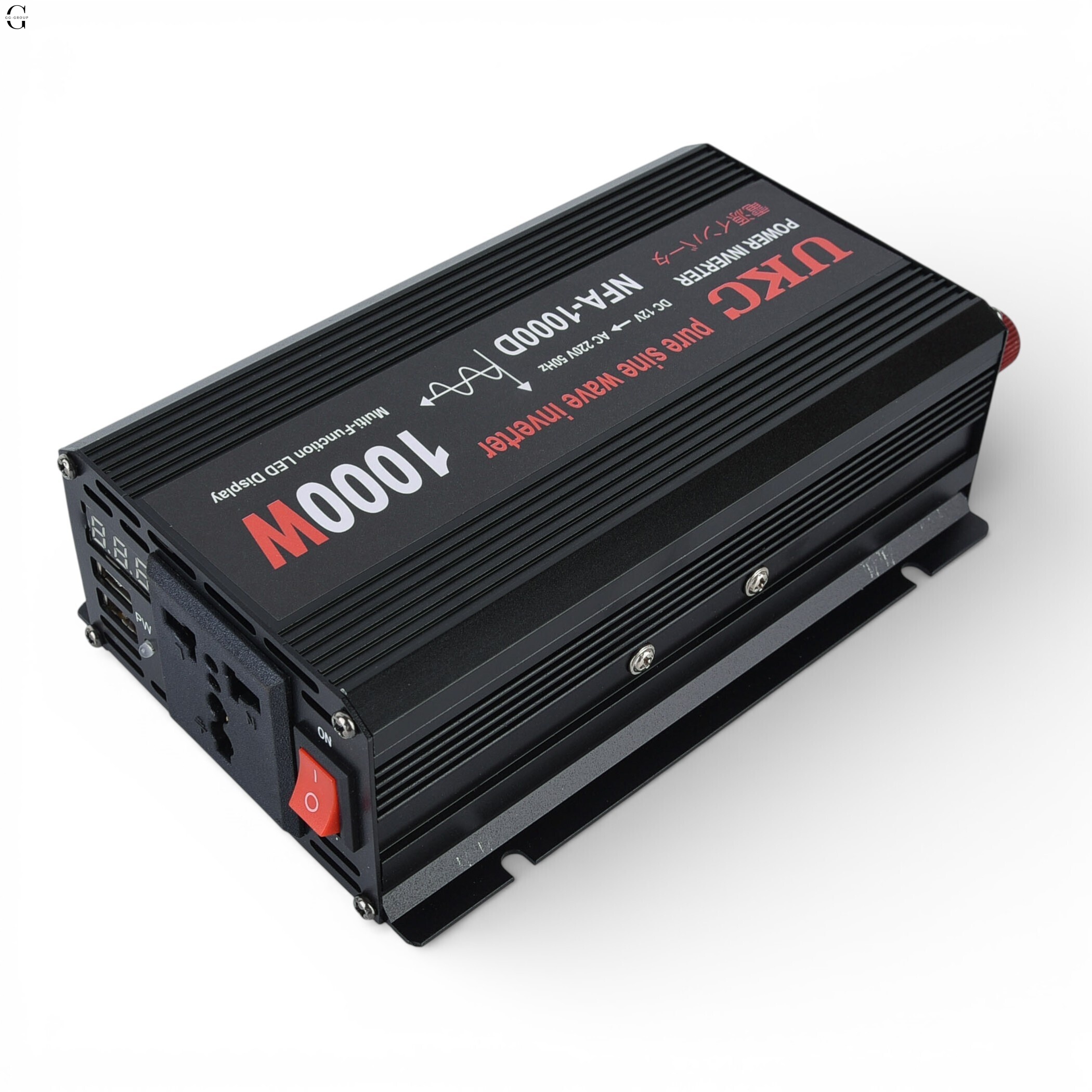 Инвертор напряжения UKC NFA-1000D 1000W (чистая синусоида) 12V → 220V