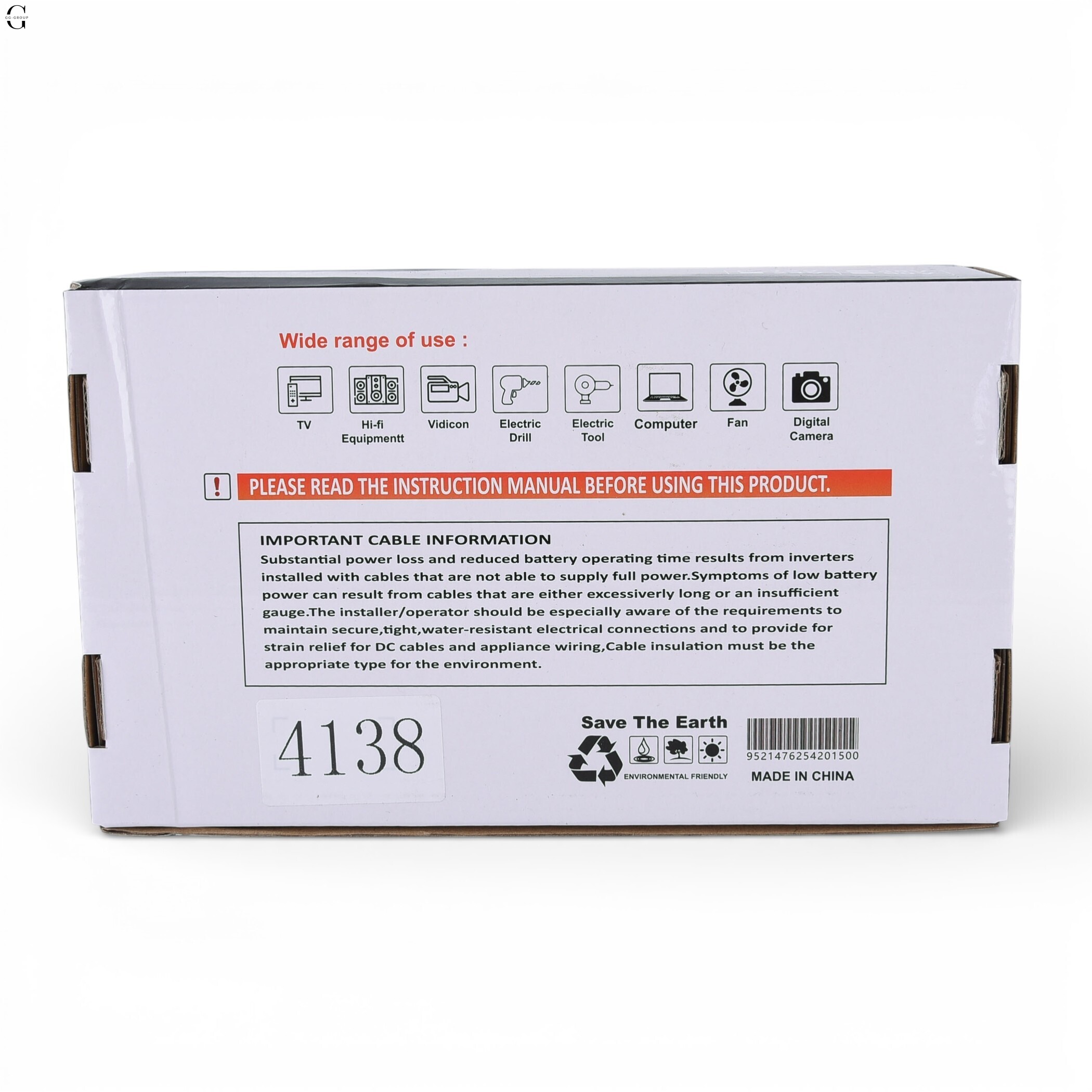 Инвертор напряжения UKC NFA-1500D 1500W (чистая синусоида) 12V → 220V
