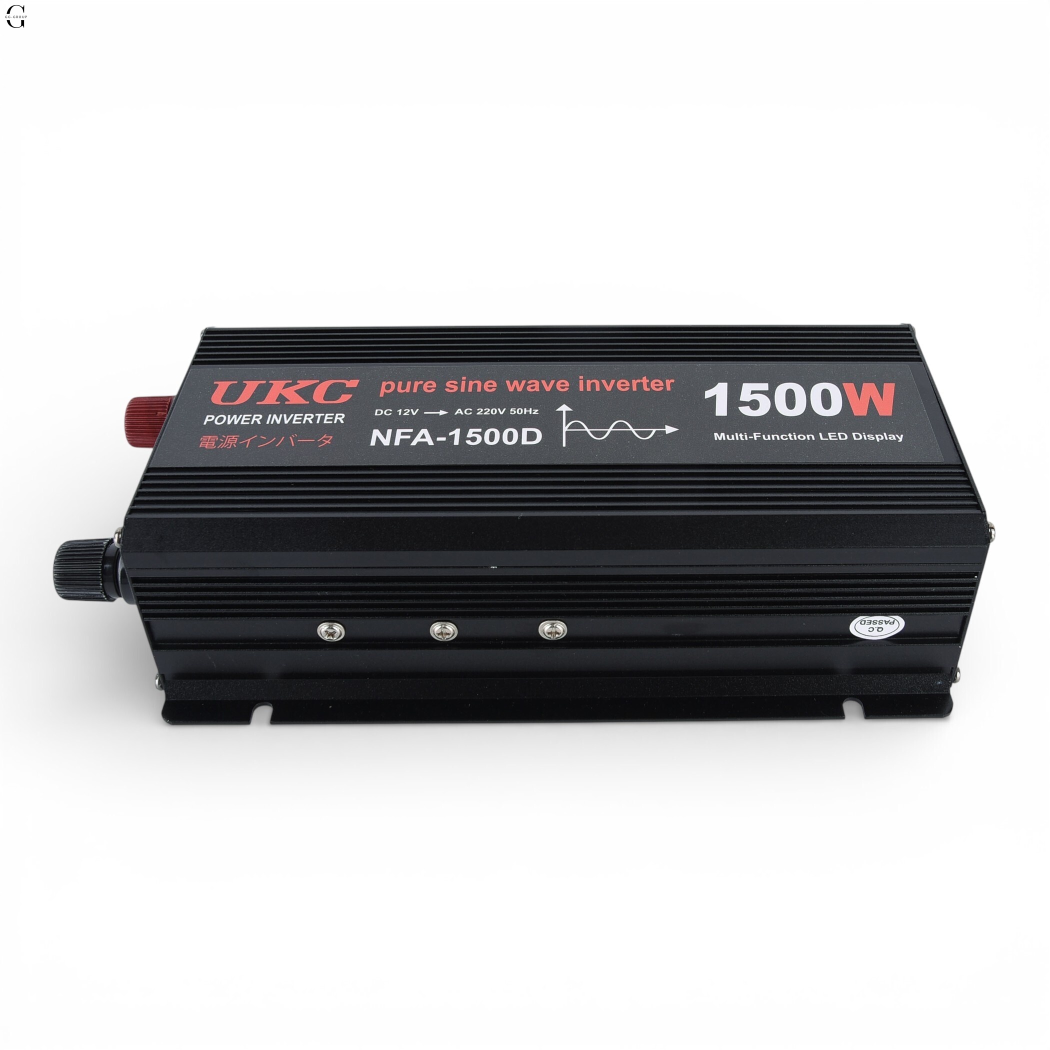Инвертор напряжения UKC NFA-1500D 1500W (чистая синусоида) 12V → 220V