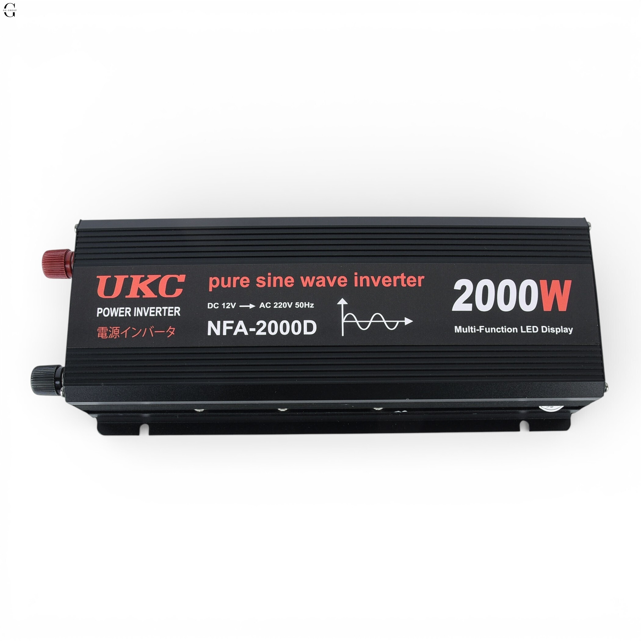 Инвертор напряжения UKC NFA-2000D 2000W (чистая синусоида) 12V → 220V