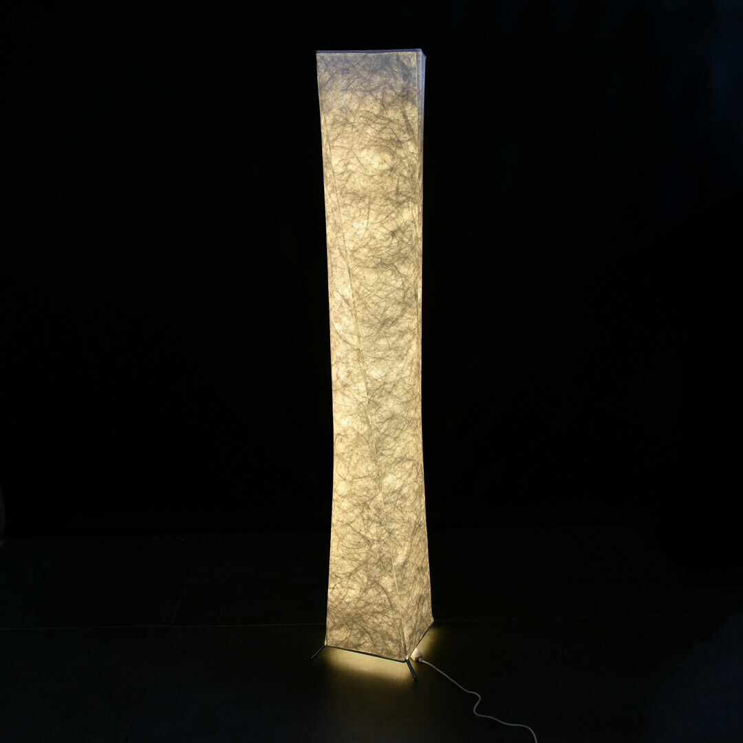 Торшер с LED подсветкой 130 см, USB+адаптер, теплый/холодный свет, регулировка яркости, пульт.