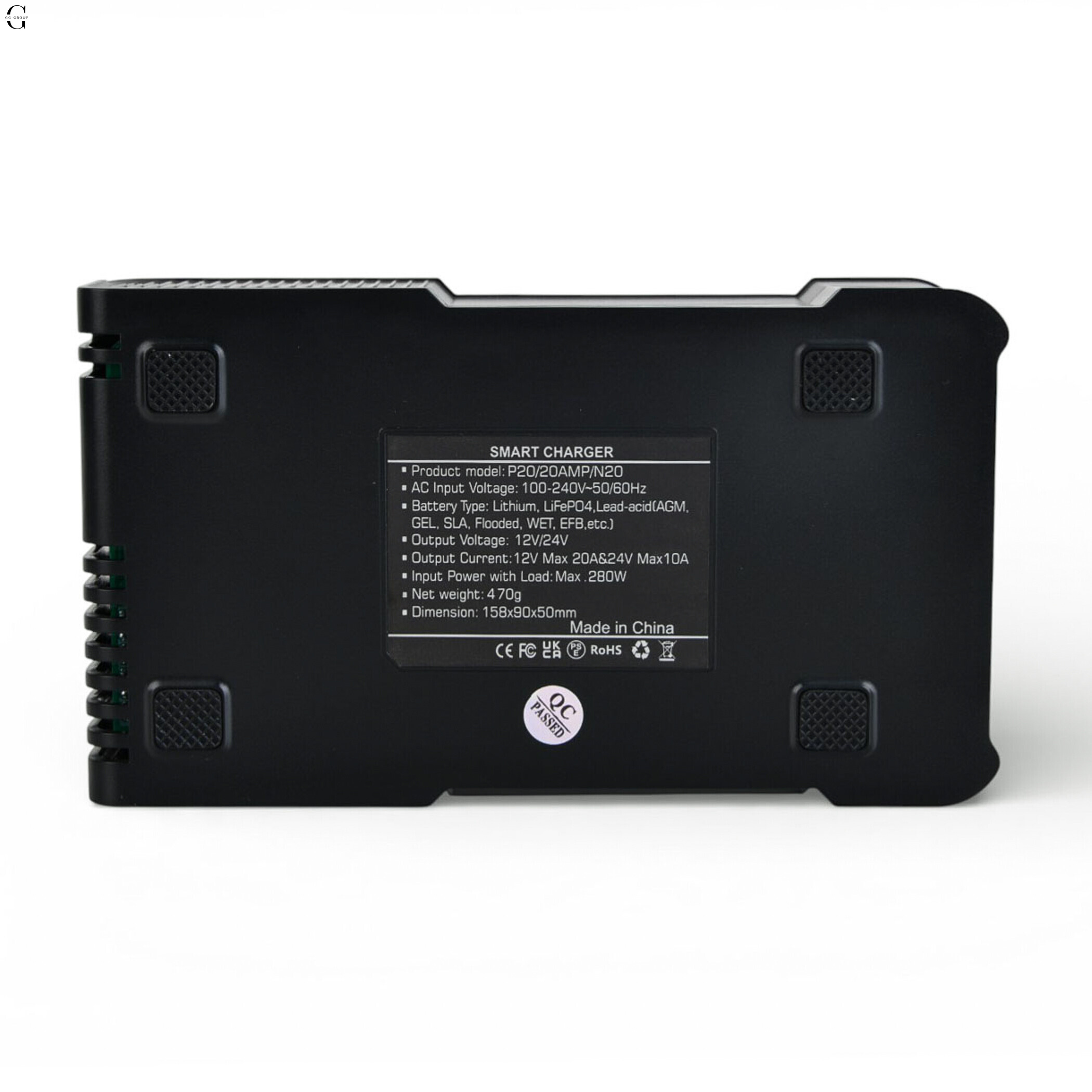 Умное зарядное устройство HTRC P20 Smart Charger 12V/24V, 20A, для AGM, GEL, LiFePO4 и Lithium
