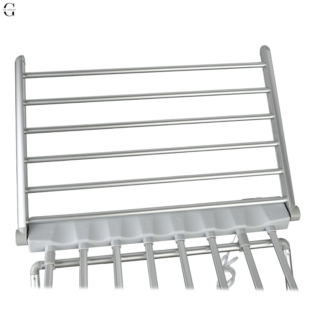 Електросушарка для білизни Heated Airer з крилами, 230 Вт, алюміній.