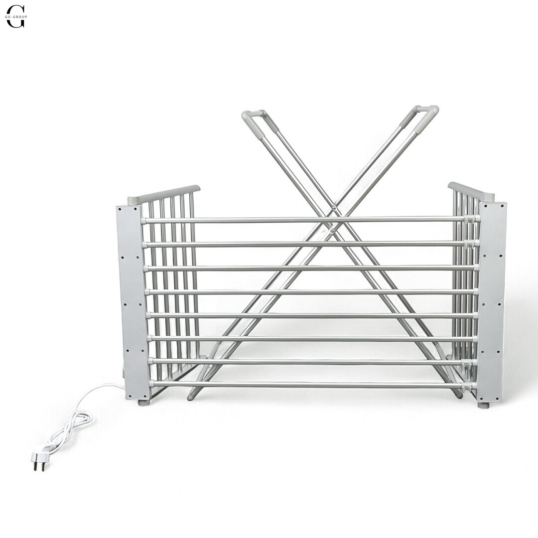 Електросушарка для білизни Heated Airer з крилами, 230 Вт, алюміній.