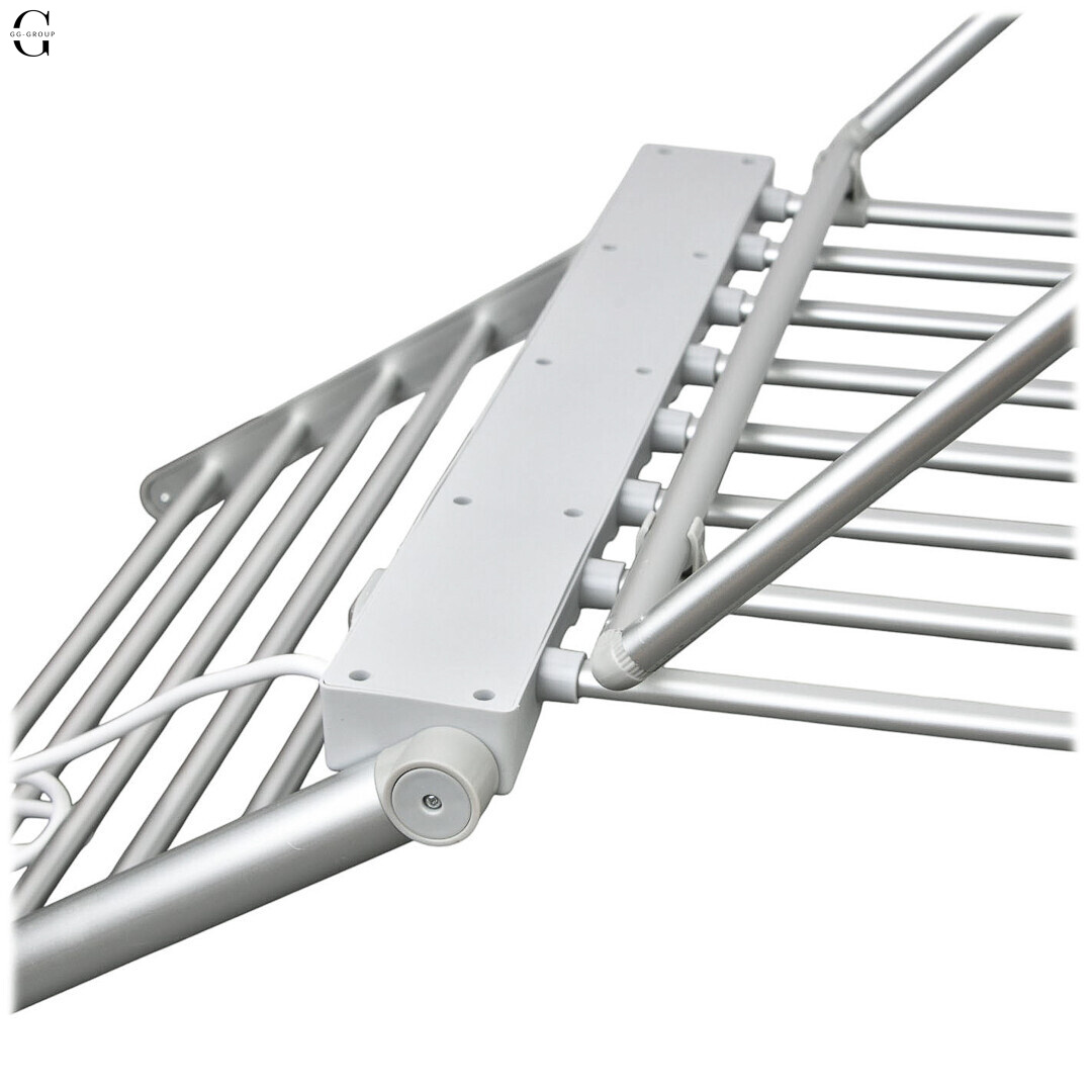 Електросушарка для білизни Heated Airer з крилами, 230 Вт, алюміній.