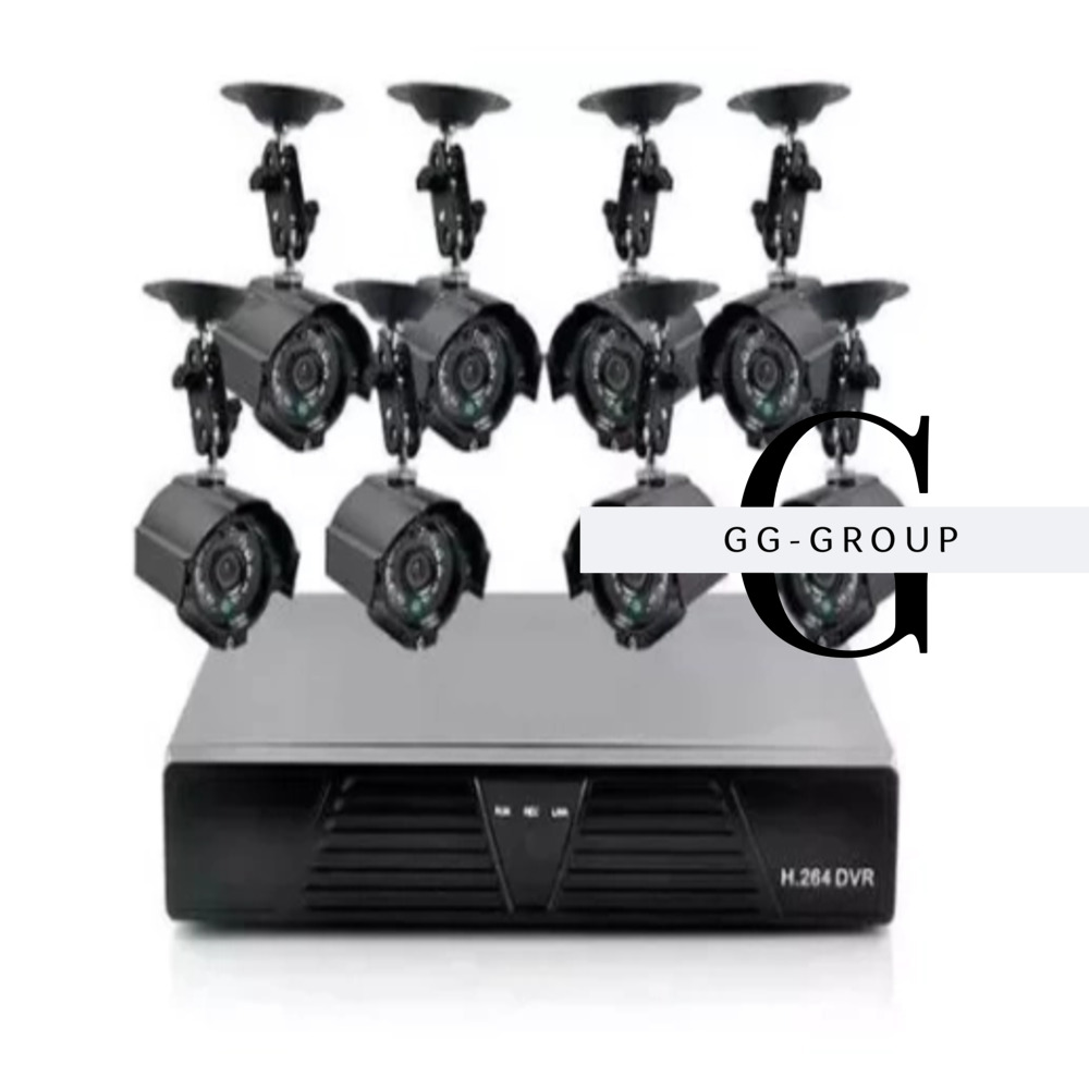 Система видеонаблюдения AHD Security Recording System 8CH IP66