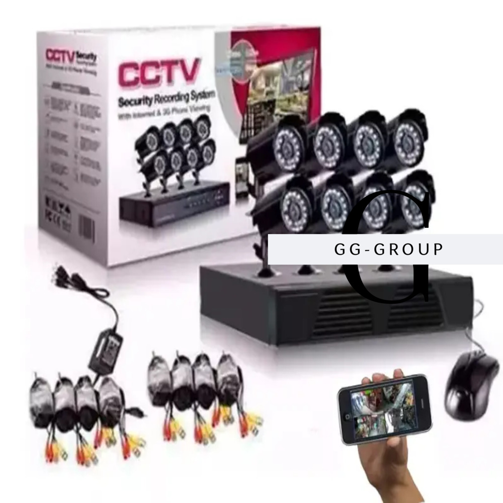 Система видеонаблюдения AHD Security Recording System 8CH IP66