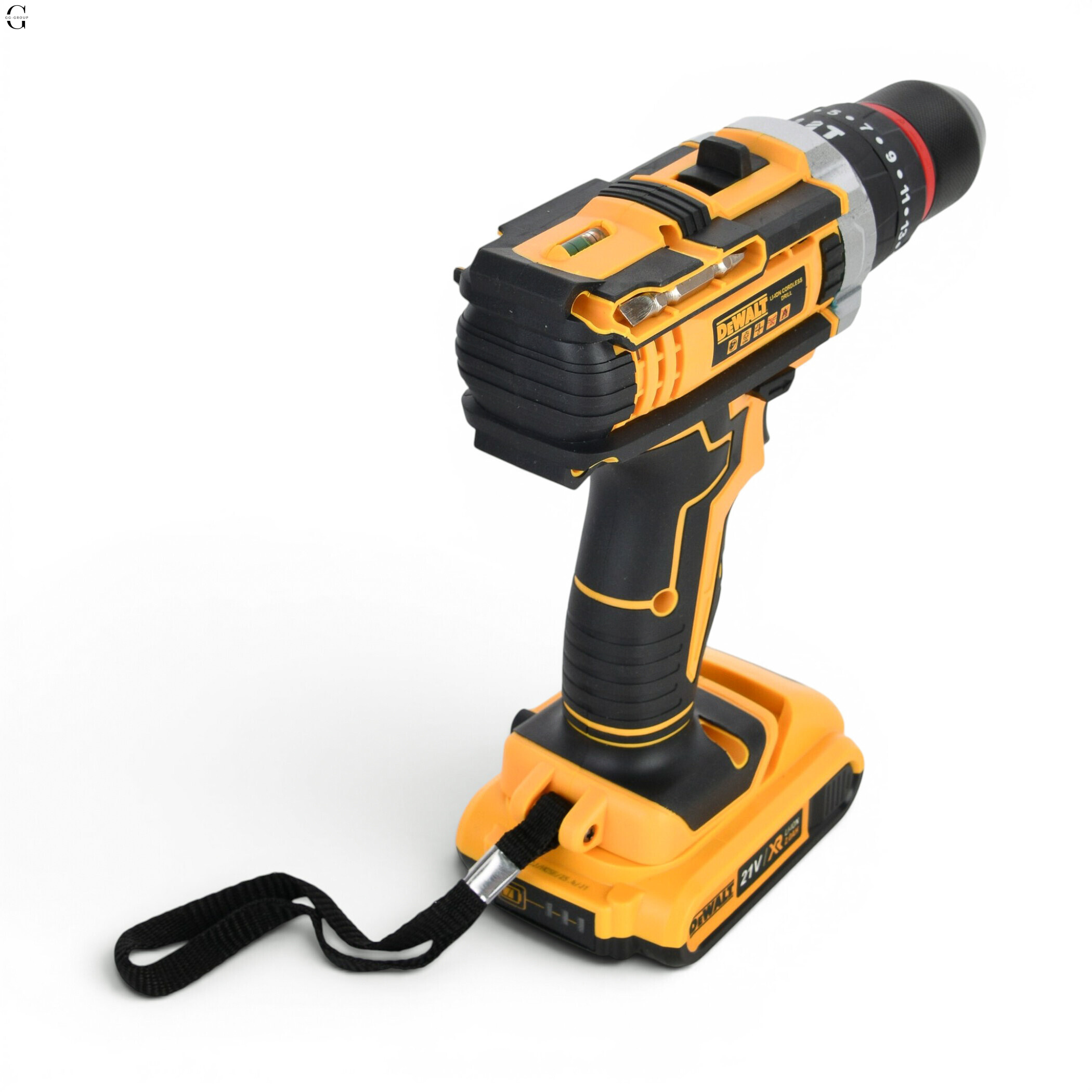 Шуруповерт DeWALT 21V Бесщеточный + 2 АКБ 20Ah + Металлический патрон + Набор инструментов