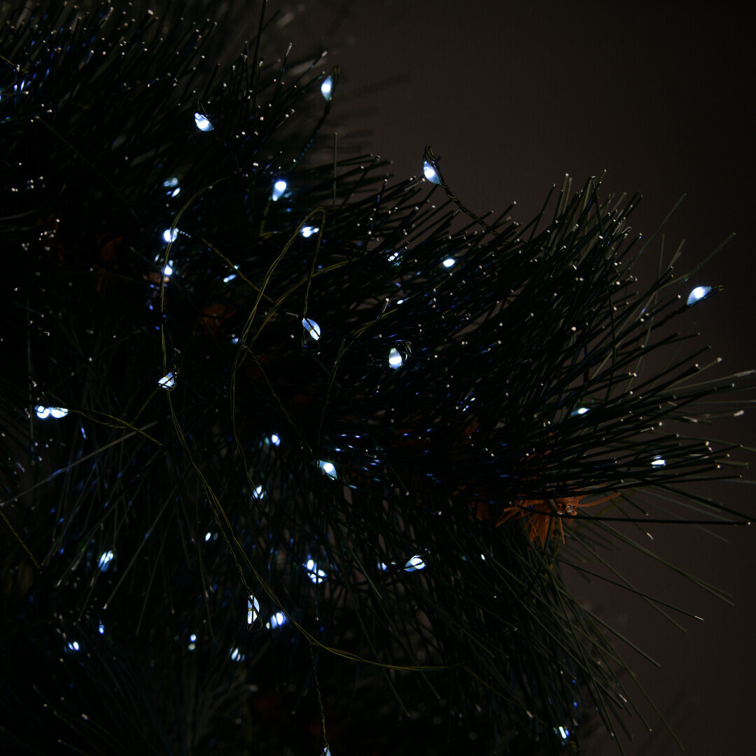 Світлодіодна Роса Мішура гірлянда LUX “Mini-LED” 50 м / 1500 діодів, IP44, 
