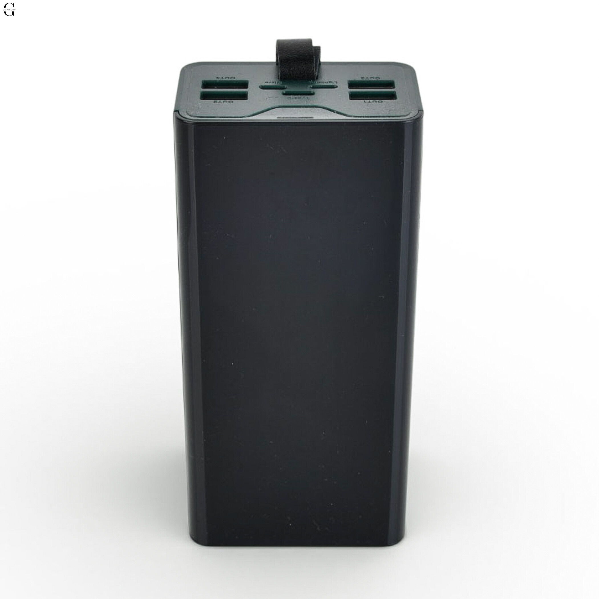Power bank Повербанк40000 мА·ч с LED-дисплеем и встроенными кабелями