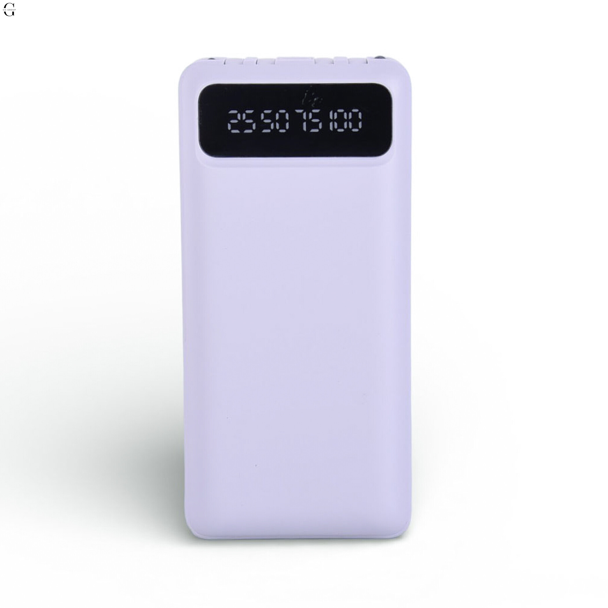 Power bank Повербанк40000 мА·ч с LED-дисплеем и встроенными кабелями Быстрая зарядка