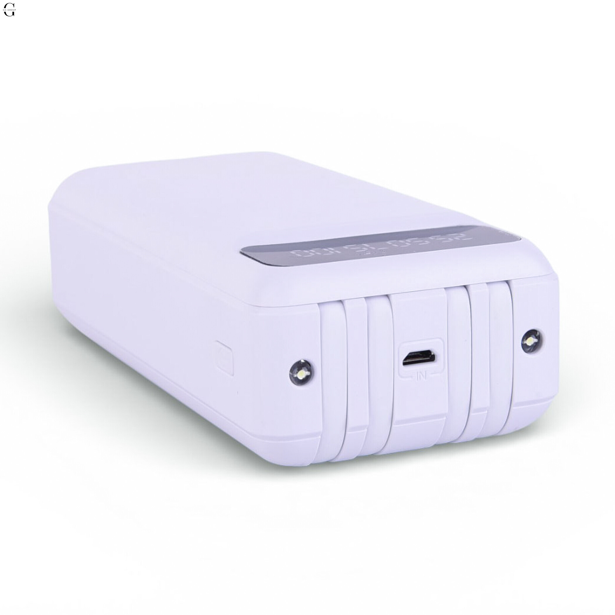 Power bank Повербанк40000 мА·ч с LED-дисплеем и встроенными кабелями Быстрая зарядка