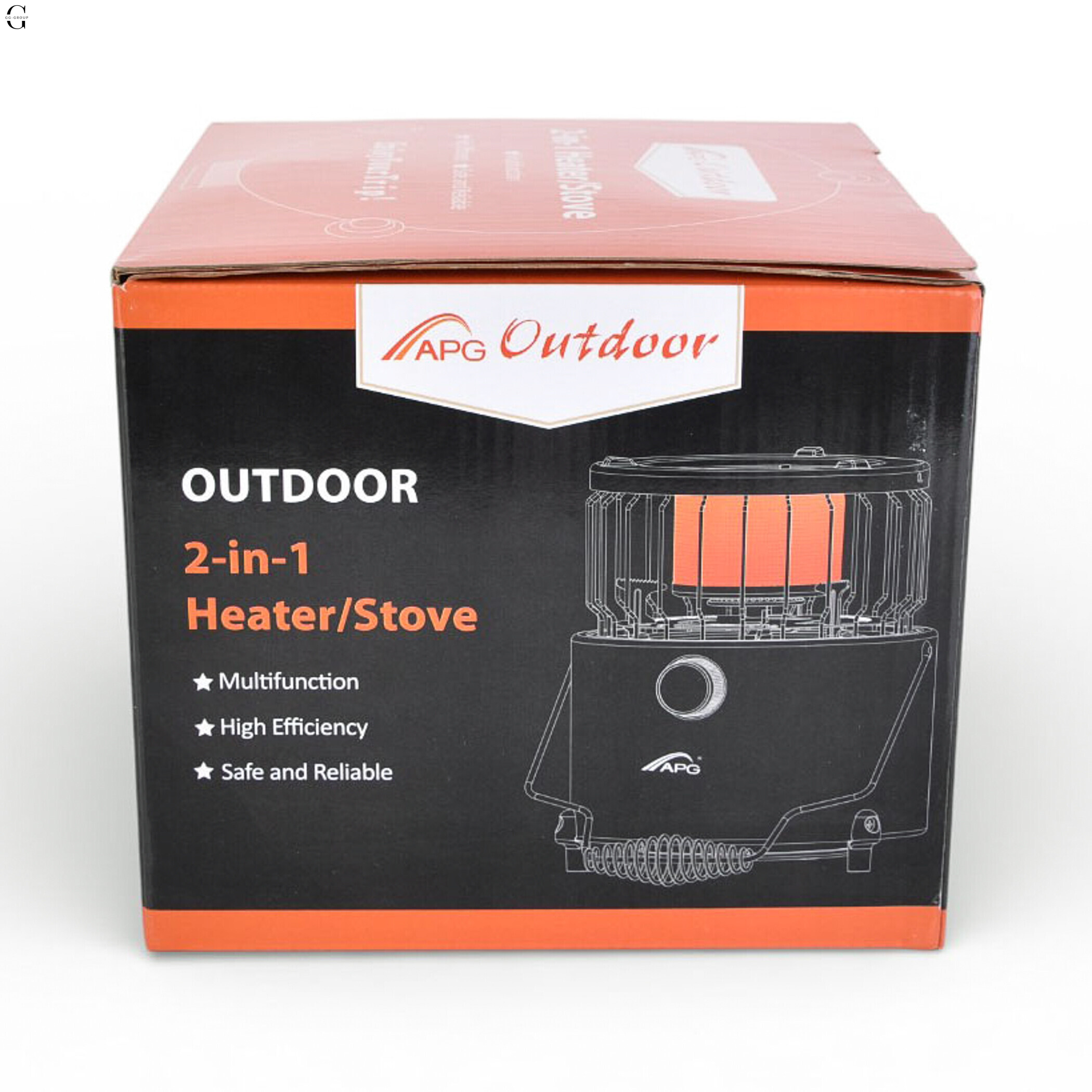 Газовый обогреватель-плитка APG Outdoor 2-в-1 Heater/Stove (APG-2000G)