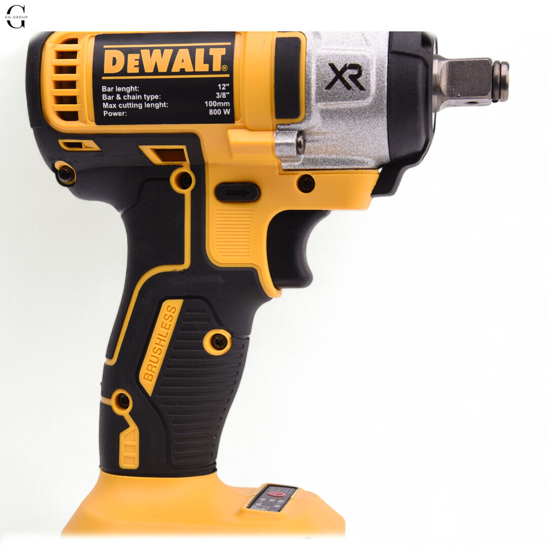 DeWALT гайковерт аккумуляторный 24V бесщеточный с кейсом, 2×10Ah аккумуляторами и набором насадок.