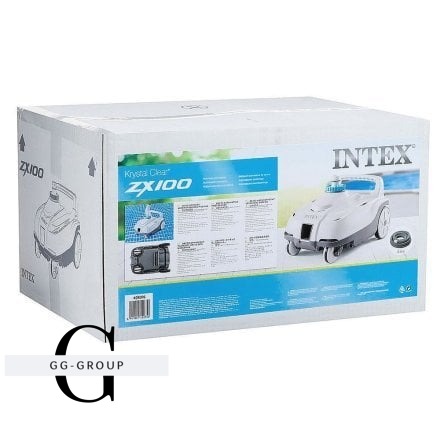 Intex Робот-пилосос для басейнів 28006(1) (ZX100) для очищення стін та дна, працює від 6 056 л/рік, підключення на випуск води
