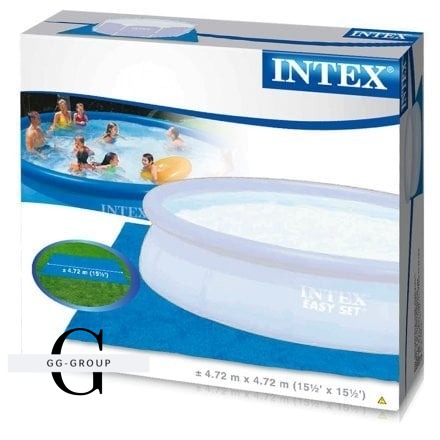 Intex Підстилка для басейну 28048, 472x472 см, захист від пошкоджень та забруднень