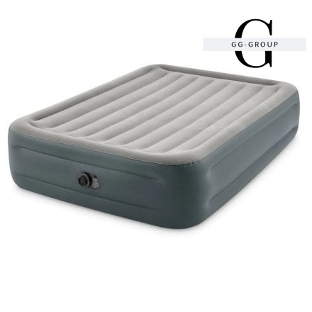 Intex Ліжко 64126 NP/ND (2) 152х203/206х46см, вбудований електричний насос 220V, двоспальний