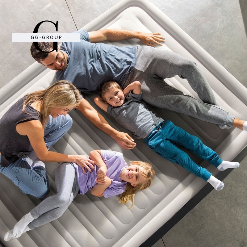 Intex Ліжко комфорт квін 64418 ND(2) двоспальне, з вбудованим насосом 220-240V, в коробці