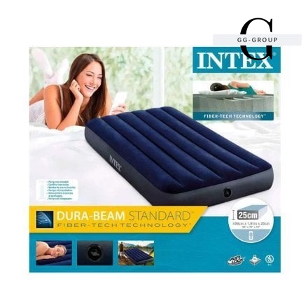 Intex Надувной матрас 64757(4) одноместный, 191х99х25 см, в коробке