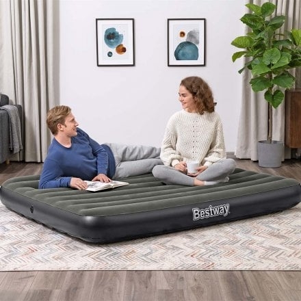 Надувний матрац Bestway Pavillo 6713N 152x203x25 см, двомісний, з флокованим покриттям