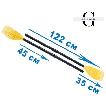 Intex Весла 59623 (6) пластиковые, 122см